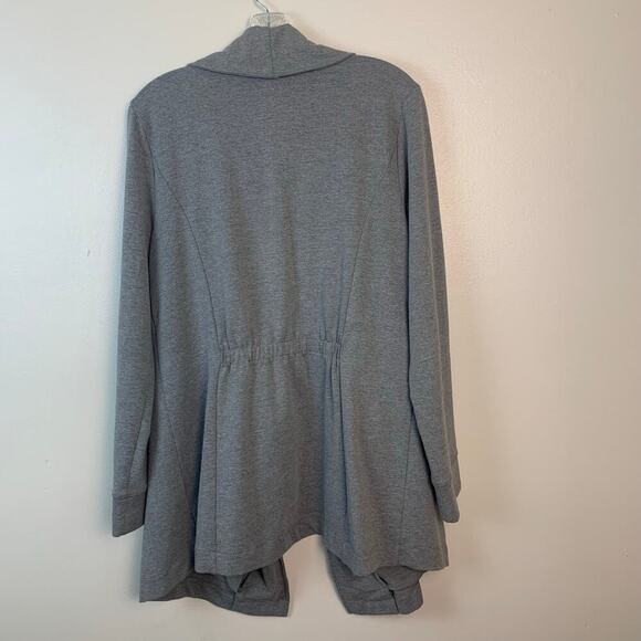 H by Halston Gray Open Jacket with Pockets Size Medium - Picture 6 of 11